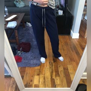 small discoloration on front from getting splashed with a bleach mix at work